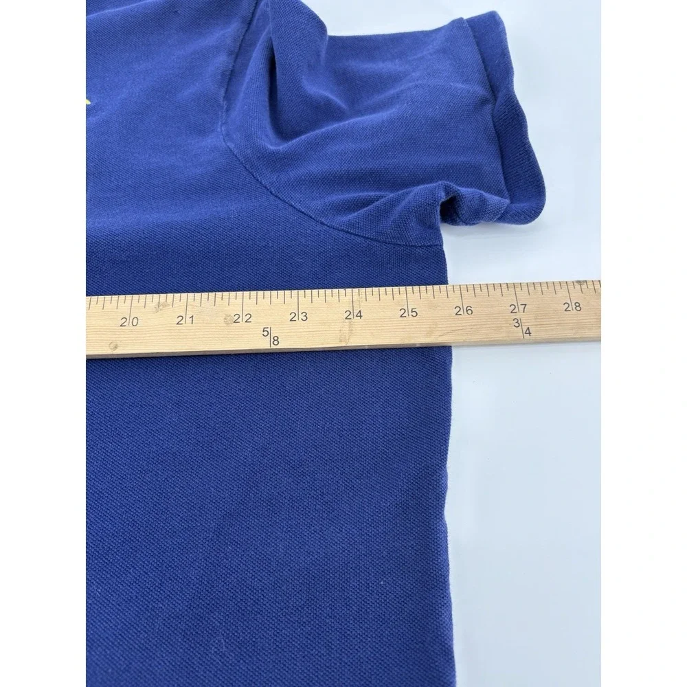 Vintage Ralph Lauren Polo Shirt Size XL Classic Fit Blue BIG PONY  #3 Mens Rugby
